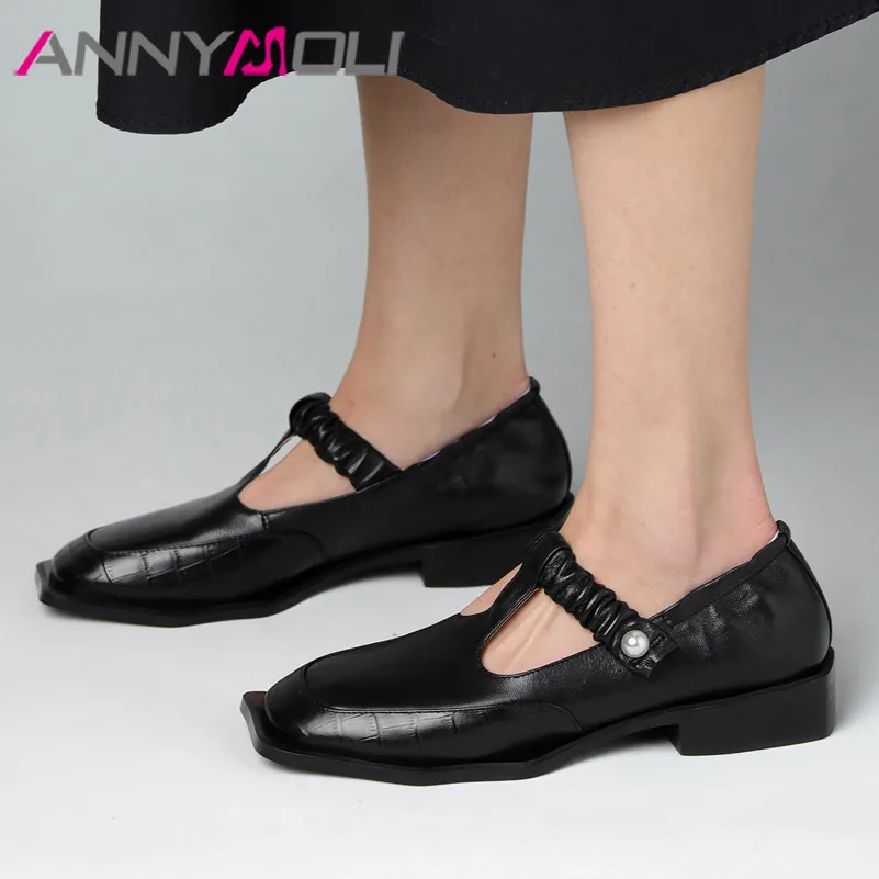 Похожие продукты с ремешком в виде буквы т на плоском квадратном каблуке Обувь из