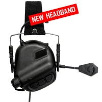 earmor m32 mod3 tactical headsets hearing protector black new headband for shooting military aviation communication earphones