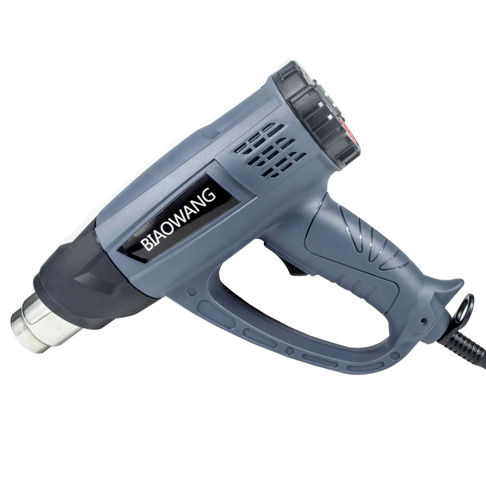 Строительный фен для пайки с регулируемой температурой и цифровым дисплеем