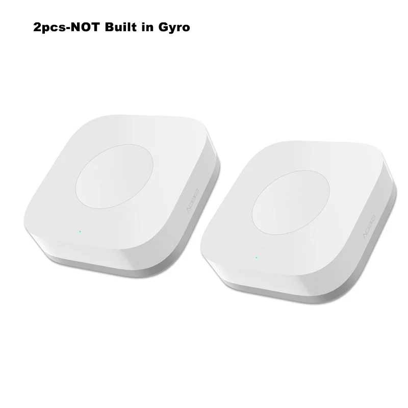 2PC-Not in Gyro Xiaomi Aqara умный беспроводной ZigBee переключатель Интеллектуальный переключатель приложение дистанционное управление Wi-Fi Подключение 1 банда ключ управление для M - Цвет: 2PC-Not in Gyro