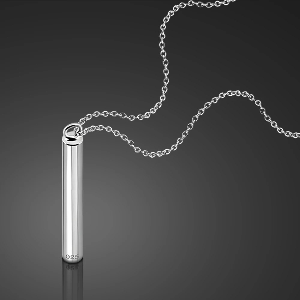 Бесплатная надпись простая цилиндрическая подвеска чокер Мода женщина Твердые