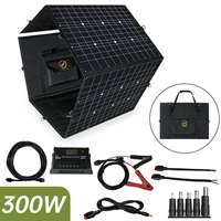 energy saving 12v folding solar panel 300w portable foldable solar panels kit for camping home rv