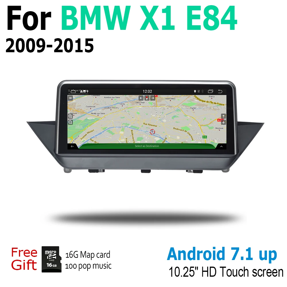 Car Android Screen For BMW X1 E84 2009-2015 Touch Display GPS Navigation Radio Stereo Audio Head Unit Multimedia Player | Автомобили и