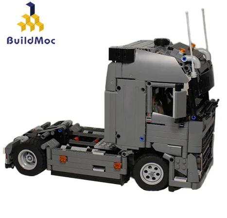 BuildMoc 37849 Technic Engineering FH тягач строительные блоки автомобиль кирпич Набор Обучающие