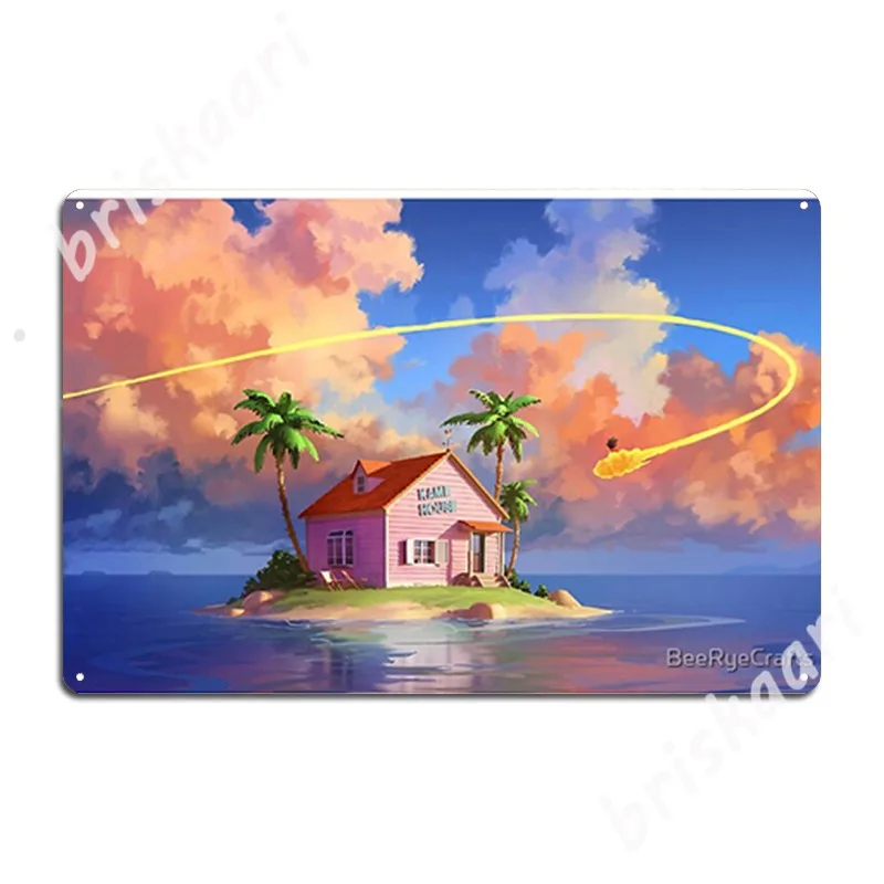 

Kame House Metal Signs Decoration Cinema Garage Living Room Mural Painting Tin sign Posters