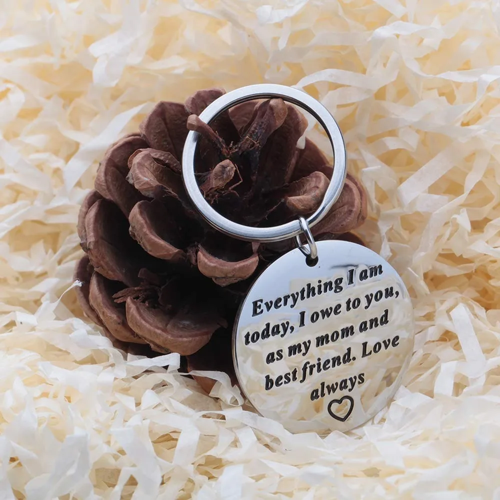 Mom Birthday Gifts for Mother of Bride Wedding Day Keychain From Daughter Appreciation Gift Parents Kids | Украшения и аксессуары