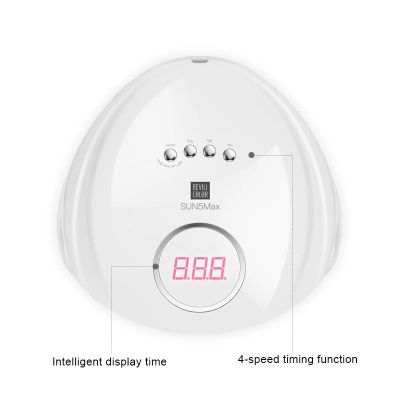 

LED Nail Dryer Gel Phototherapy Lamp Painless 10s Fast Polish Curing Lamp 108W/72W J9