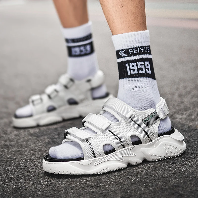 

Man Sandals 2019 Summer Sandalias Deportivas Hombre Sandals For Men 2020 Fashion Playa Summer Sandale Homme Sport