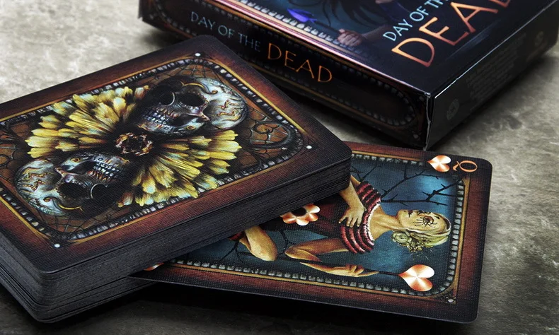 Велосипед День мертвых игральные карты 88*63 мм бумага Волшебная категория покер