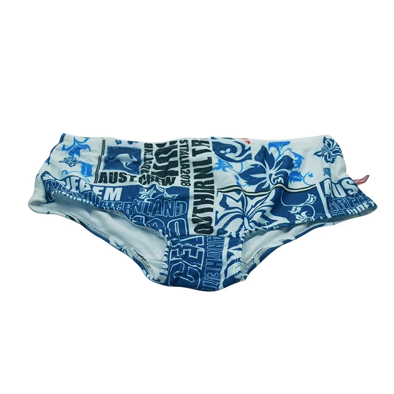 Летние Для мужчин Купальники Боксеры Мужские Шорты для купания с принтом