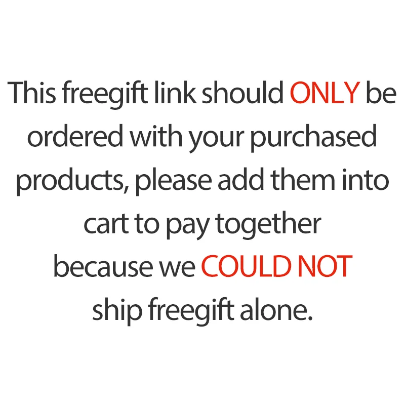 

This freegift Link should ONLY be ordered with your purchased products please add to cart then pay together_shirt