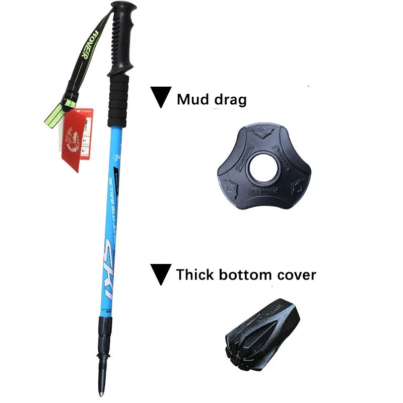 Трость из алюминиевого сплава с Демпфированием 3 секции 135 см Внутренний замок