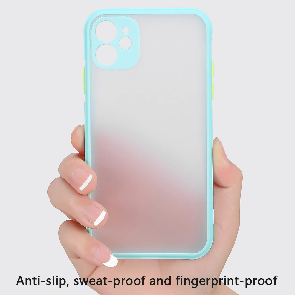 Новый квадратный ударопрочный чехол для iPhone 12 11 Pro Max SE 2020 Роскошный Матовый