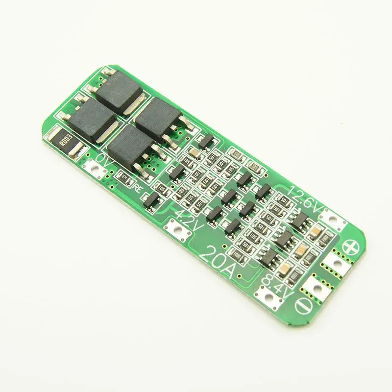 20A литий ионная литиевая батарея 18650 зарядное устройство PCB плата защиты BMS 12 6 V Cell