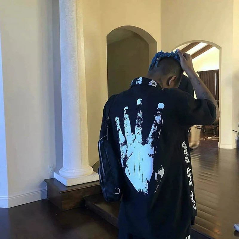 Рубашка поло с черной вышивкой Vengeance BAD одинаковая футболка XXXTENTACION|Поло| |