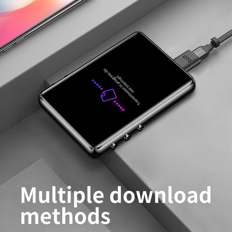 Mp3-плеер mp4-плейер 2 4 дюйма поддерживает TF-карту 128 ГБ mp5-сенсорный Bluetooth совместим с