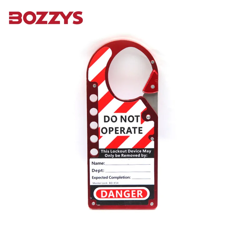 Алюминиевый защитный замок промышленный сплав 6 отверстий маркер безопасности