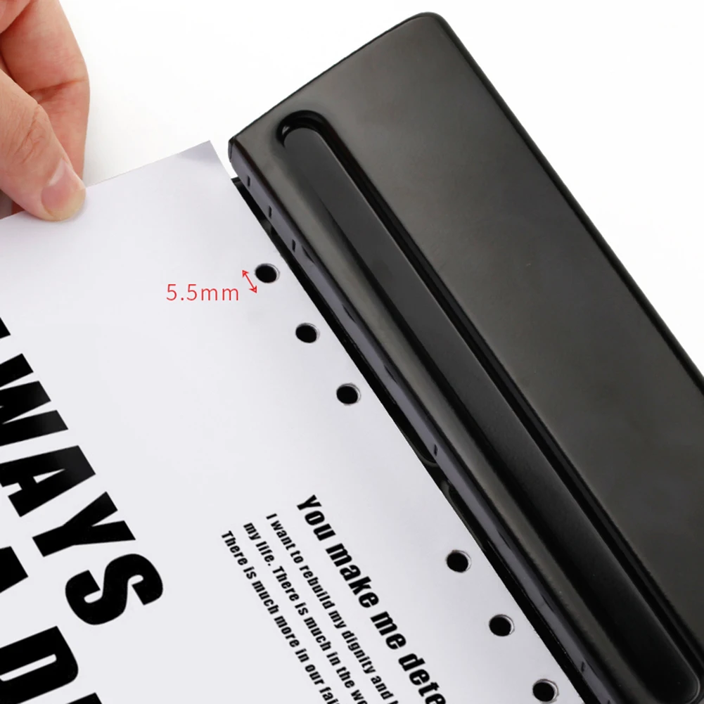 Стандартный Перфоратор с 6 отверстиями для перфорации бумаги регулируемый