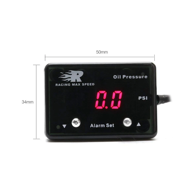 Автомобильный манометр давления масла 0-8 Бар Авто Цифровой-дизельный