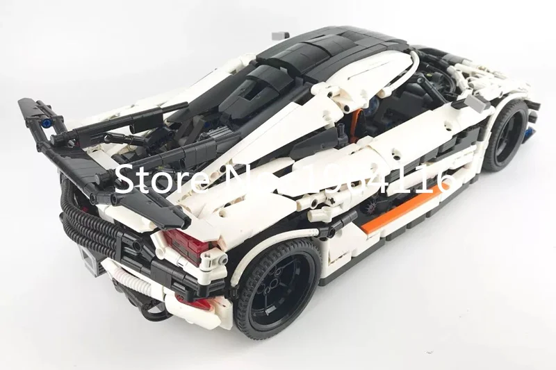 Новая серия Technic The One: 1, модель спортивного автомобиля, строительные блоки, совместимые 4789, Классические игрушки MOC для стайлинга автомобилей для детей