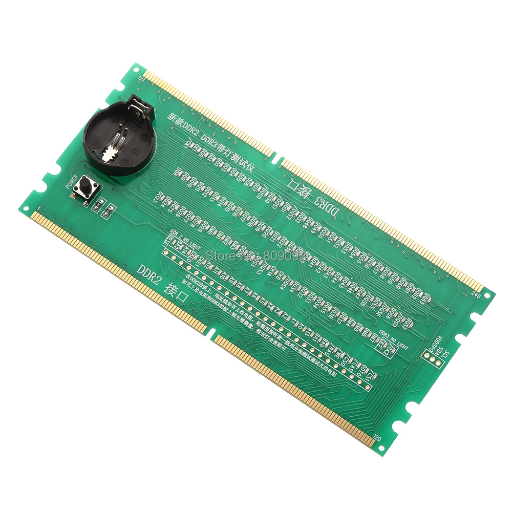 Две в одной настольной материнской плате Тестовая карта DDR2/DDR3 с светодиодный тестовый прибор для Intel и AMD Материнская плата Тестер для ремонта