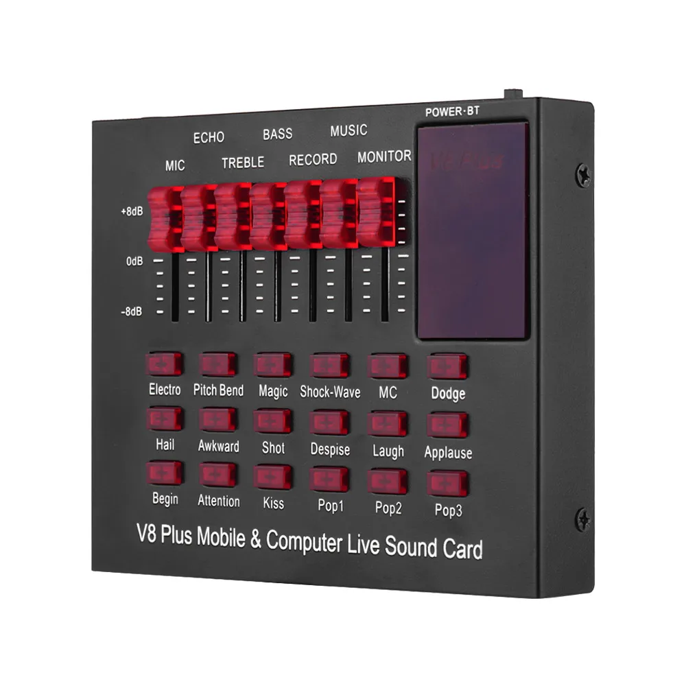 Перезаряжаемая Мобильная и компьютерная звуковая карта с USB интерфейсом