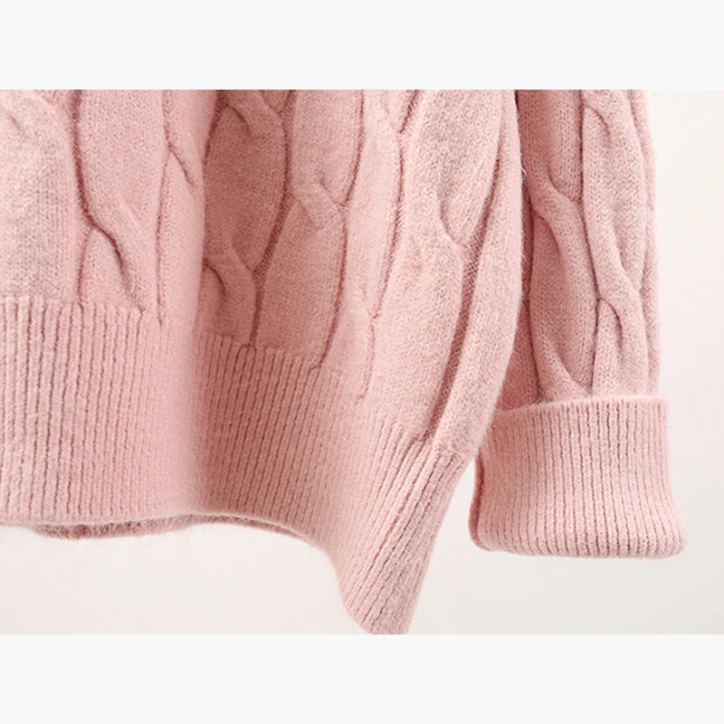 KAI-MO Solid Sweaters Women Autumn Winter Fashion Basic Pullover Female Jumpers Long Sleeve Pull Femme Casual Knitted Top | Женская