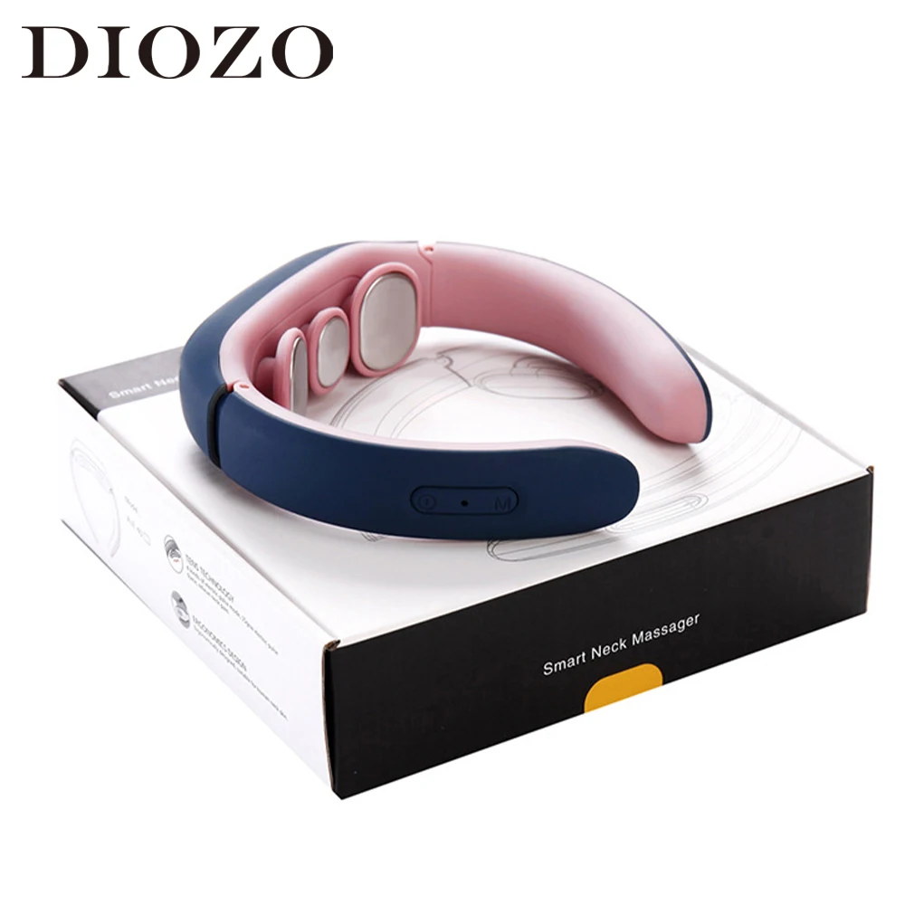 

DIOZO Electric Neck Massager Smart Shoulder Cervical Massage Low Frequency Magnetic Therapy Pulse Pain Relief Health Care Tool