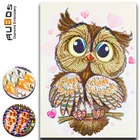 DIY 5D алмазов картина с изображением совы, с нашивками в виде животных, арт Dotz драгоценный камень краска шарик с украшением в виде кристаллов дрель Craft Пазлы наборы изображений для детей