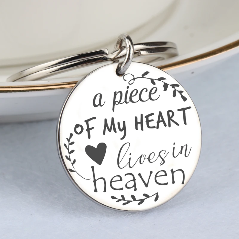 Мемориал круглые ювелирные изделия выгравированы кусок моего сердца жизни на
