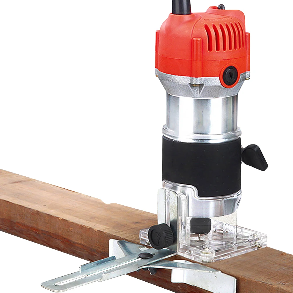 

800W Electric Trimmer Hand Trimmer Router Laminate Edge Trimmer Wood Router Woodworking Milling Engraving Slotting Machine