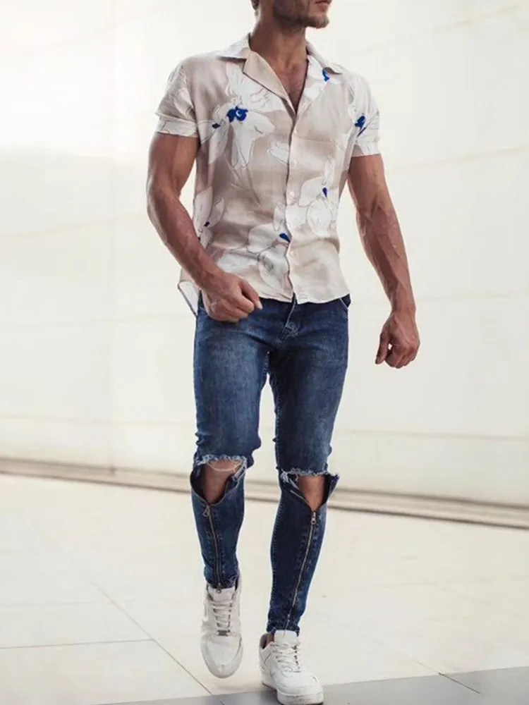 Для мужчин s стильные дизайнерские брендовые черные джинсы обтягивающие штаны на