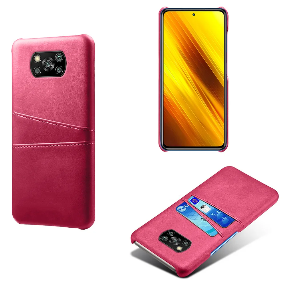 

KEYSION PU Leather Phone Case For Xiaomi POCO X3 Fashion Case With Wallet Card Slots Back Cover For POCO X3 NFC