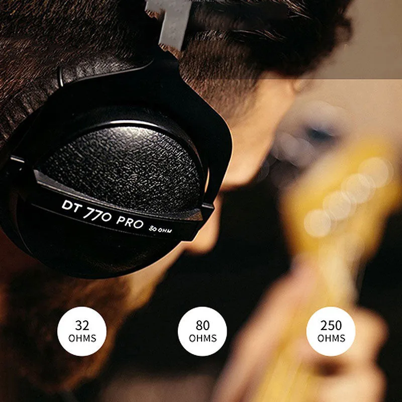 Оригинальные Hi Fi наушники Beyerdynamic DT770pro с креплением на голову для