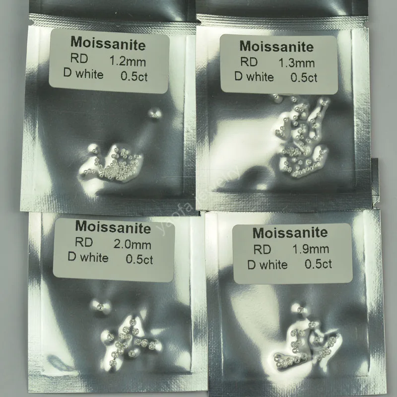 Драгоценные камни 10 шт./лот свободные чистый белый цвет от 0 8 мм до 2 9 маленький