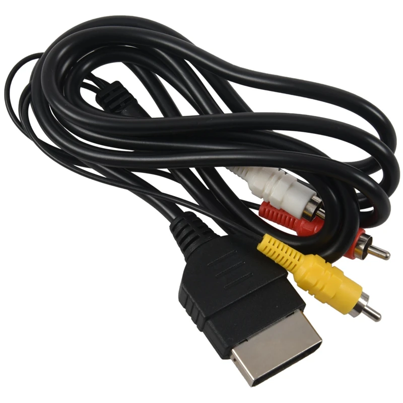 AAAE Top-1.8m HD Component AV Cable TV RCA Audio Cord Video Wire Adapter For XBOX System |