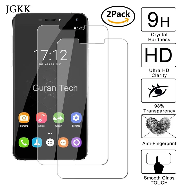 2 шт. для Oukitel K3 K5 K6 K8 K9 K10 защита экрана Qukitel U11 U22 U23 U15S U20 Plus U25 Pro защитное закаленное
