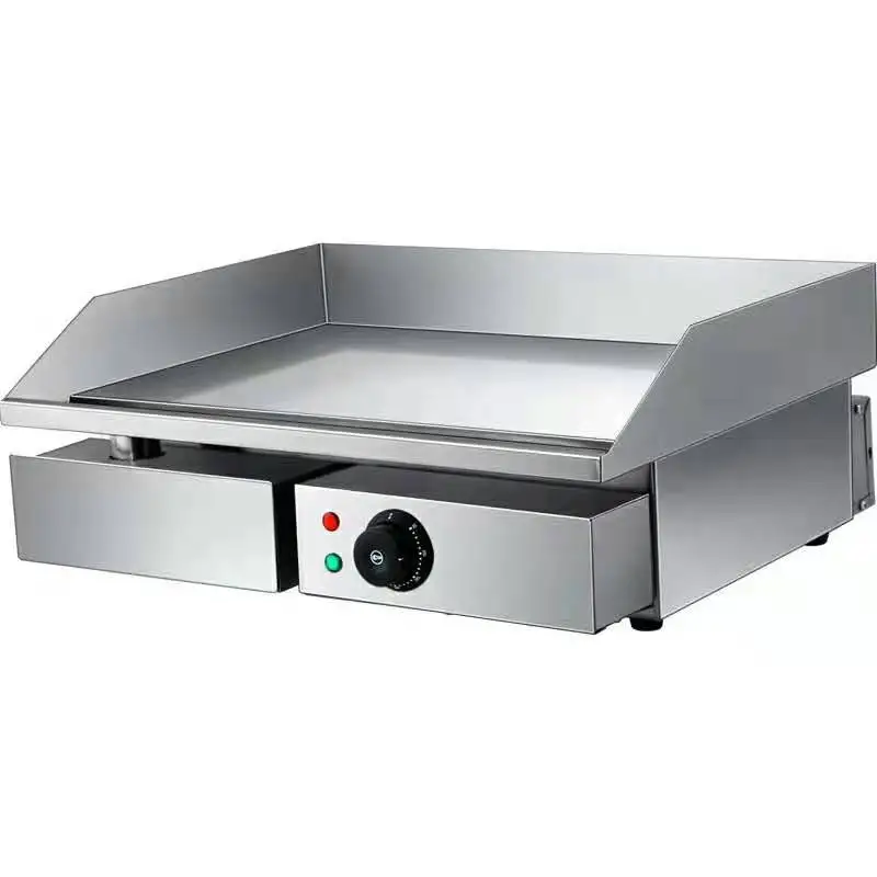 3 кВт 55 см Электрический гриль горячая плита из нержавеющей стали коммерческий