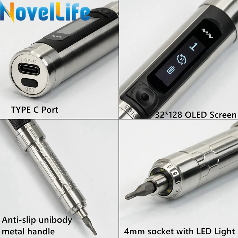 Электрическая отвертка ES15 с умным управлением движением миниатюрная