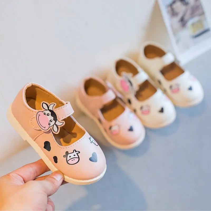 Туфли для девочек новинка модная весенне Осенняя детская обувь принцессы из