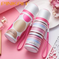 pinkah 370ml 470ml travel mug 2 layer 304 stainless steel thermal cup leak proof vacuum flask home tea coffee thermos with rope