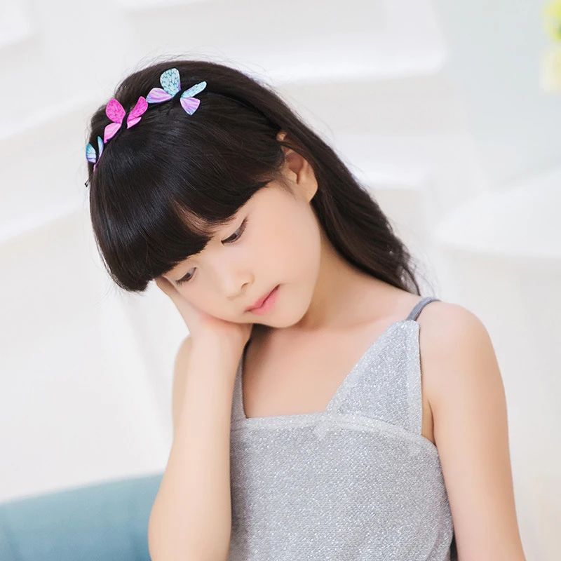Повязки на голову для маленьких девочек красочные стерео повязки волос ручной