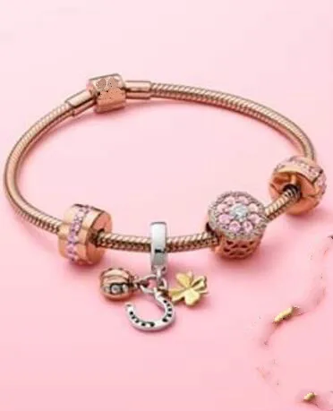 

New 1: 1 pan bracelet set in sterling silver suitable for original DIY bracelets