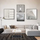 Современная Минималистичная Картина на холсте, настенные картины для гостиной, модные плакаты и принты в космическом стиле, художественная живопись, деко