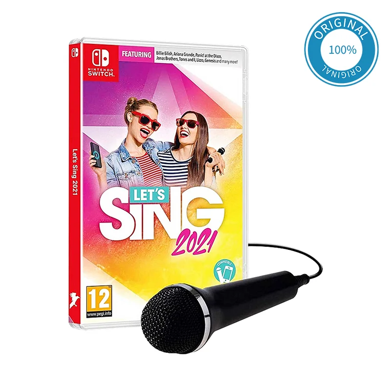 Игровые предложения Nintendo Switch-Let's Sing 2021 (с микрофоном)-игры с физическим