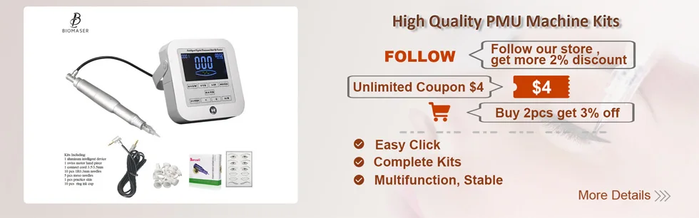 BIOMASER E005 P300, перманентные наборы для машинного макияжа, бровей, тату-машина, ручка, роторный пистолет для бровей, подводка для глаз, губ, тату, набор