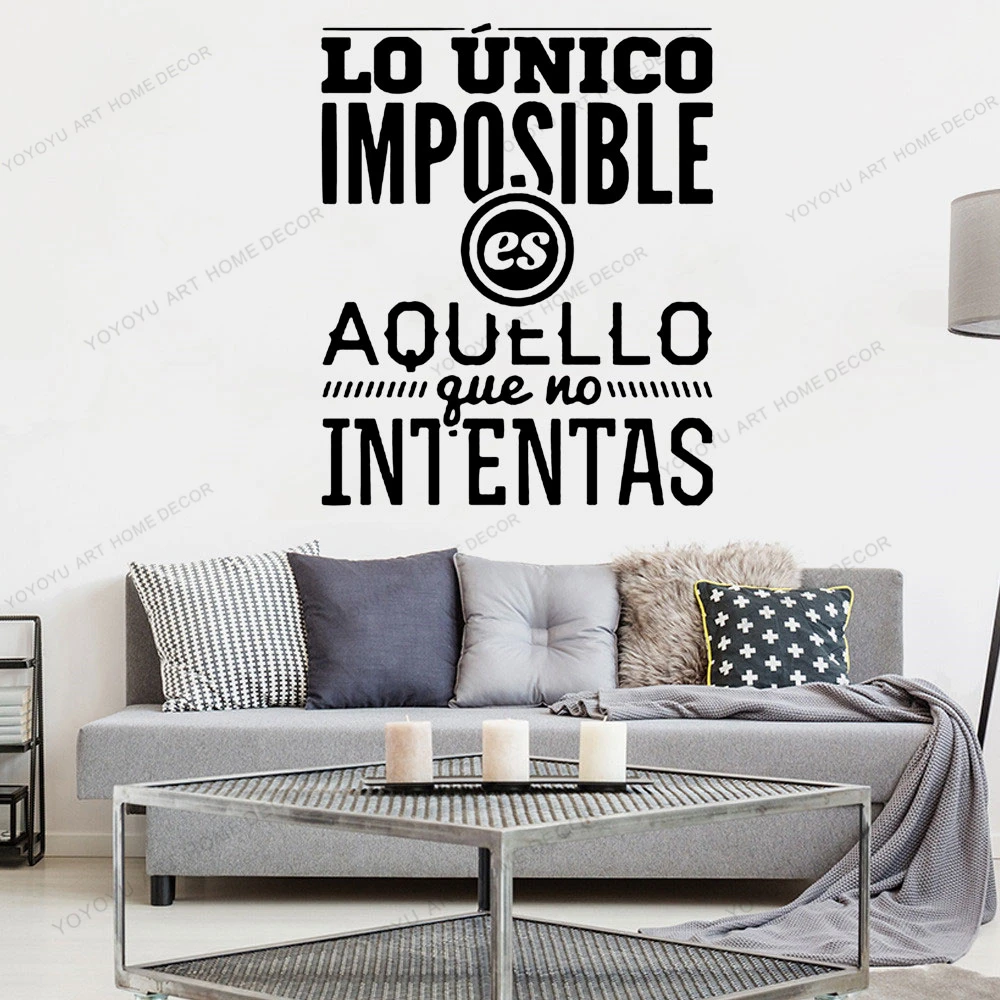 

NEW Spanish Arrive Sentences Wall Stickers Decal Quote Room Decoration Wall Decals Sticker Vinyl Wallpaper Poster Mural cx2042