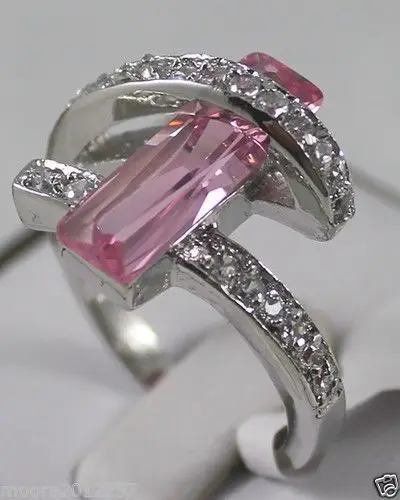 Оптовая цена 16new ^^ ^ Бесплатная почта ювелирные изделия розовое кольцо с