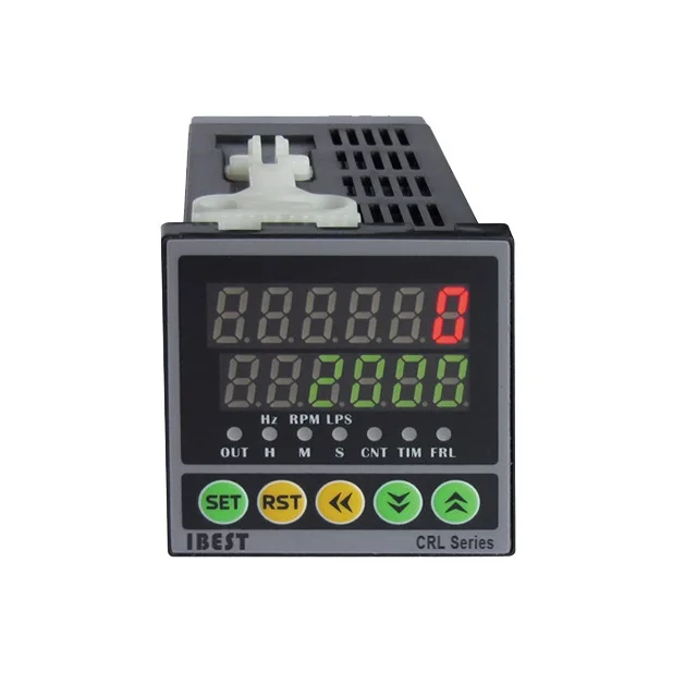 

Digital Preset Sensor Pulse Length Counter Meter 2 preset/4 Digit LED Display 24VDC/AC220V/110V (IBEST)