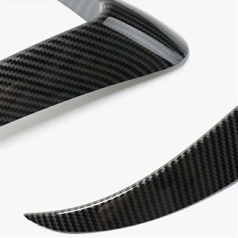 Блестящая передняя противотуманная фара из углеродного волокна для бровей ветра